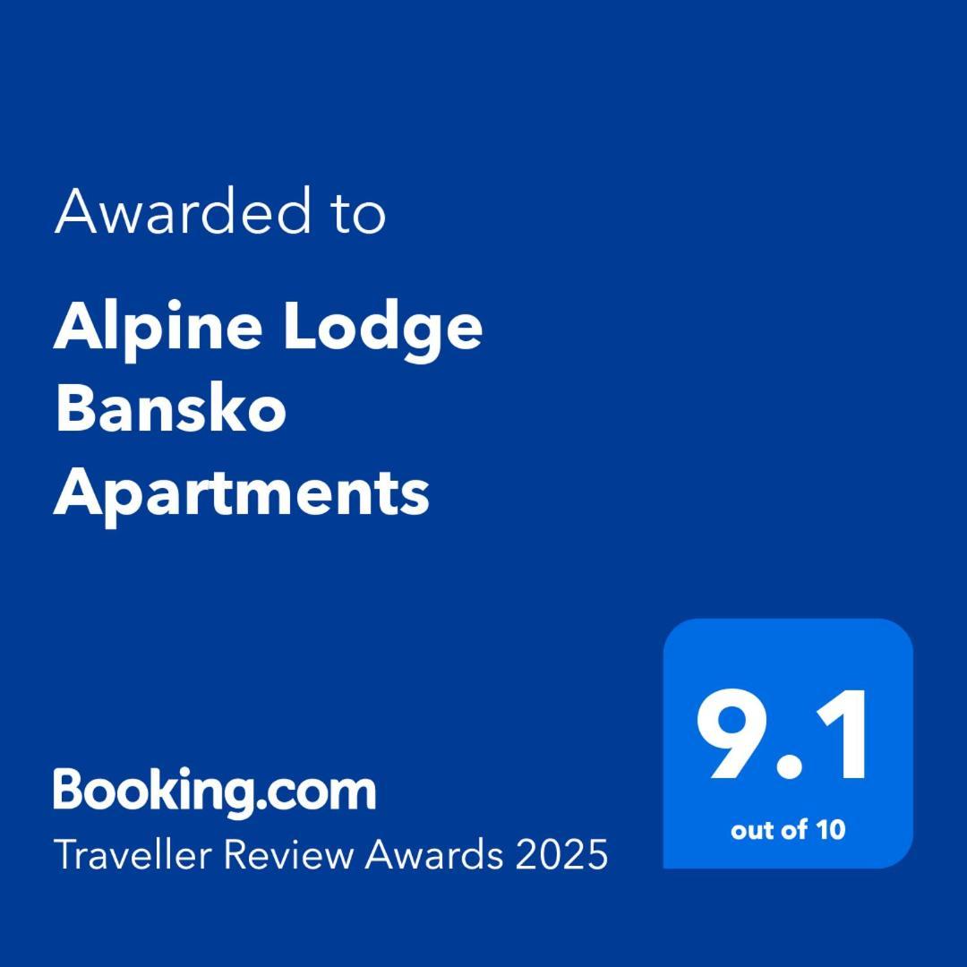 Alpine Lodge Bansko Apartments Exterior foto